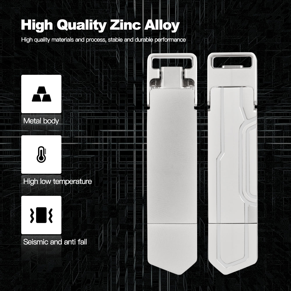 2 In 1 Silver Walram Portable External USSD