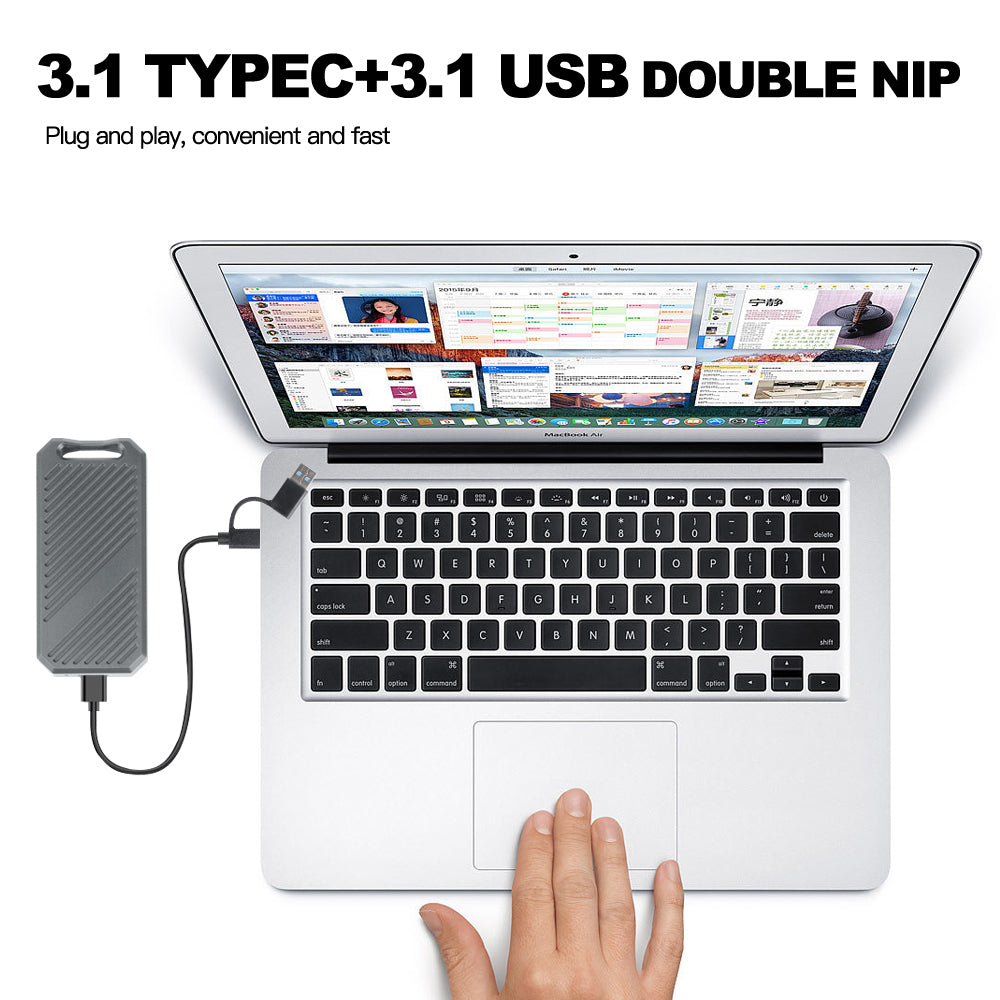 Walram Corrugated Portable External SSD