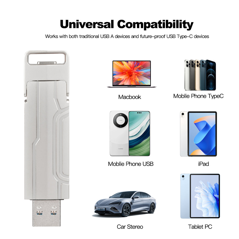 2 In 1 Silver Walram Portable External USSD